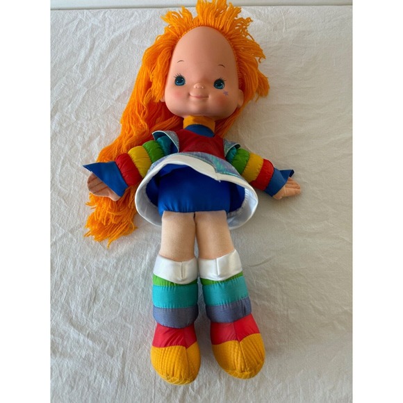 Vintage 1983 Rainbow Brite LARGE 18" Doll Plush Hallmark Mattel Toy - Picture 10 of 14